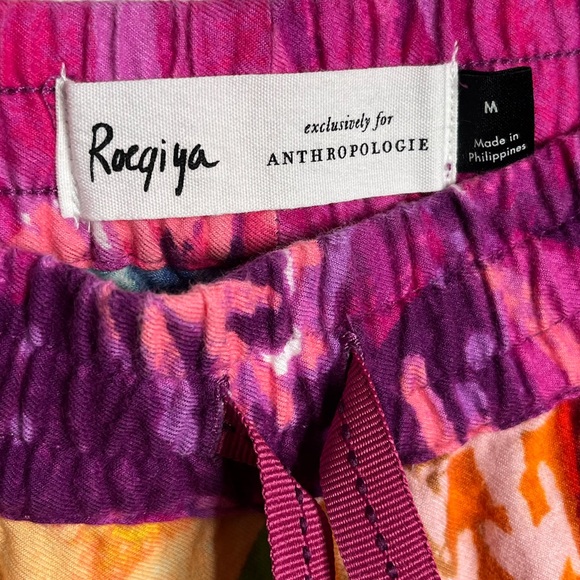 Anthropologie Roequia Fris Garden blooms flannel pajama lounge pants - Picture 7 of 7